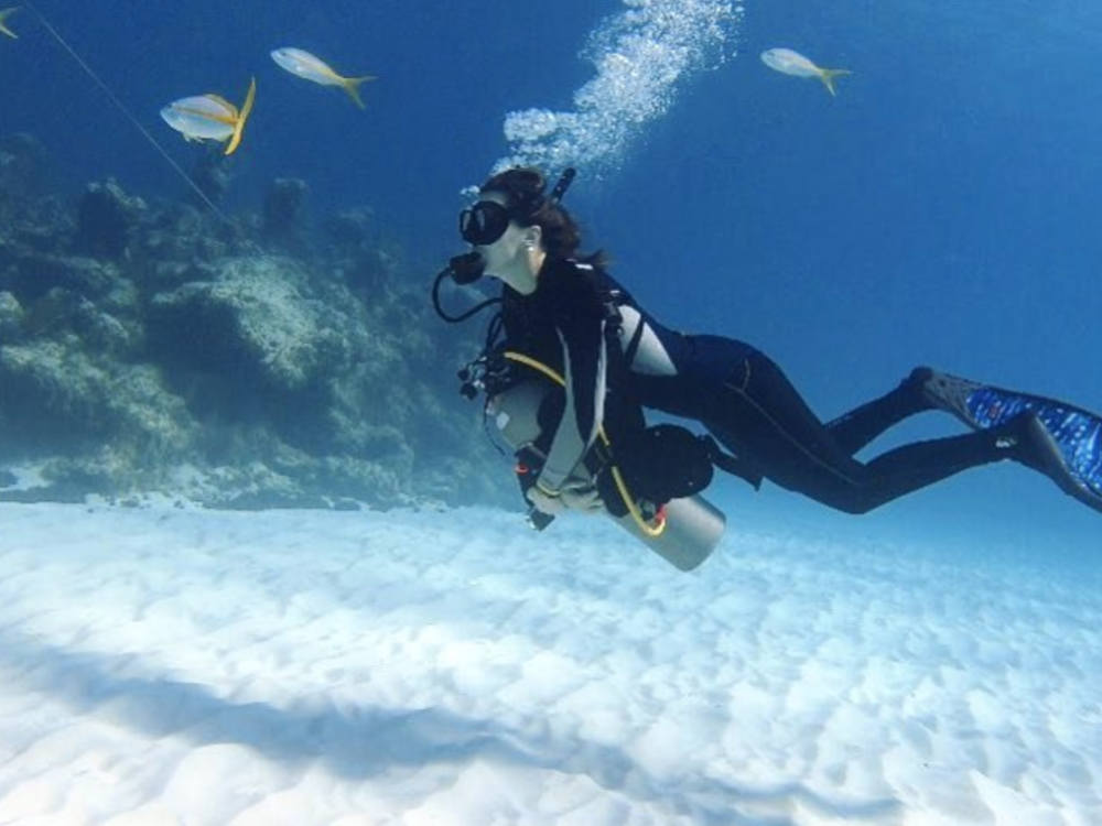 Scuba diving in The Bahamas