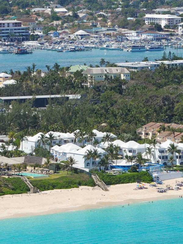 Aerial view of Paradise Island Beach Club