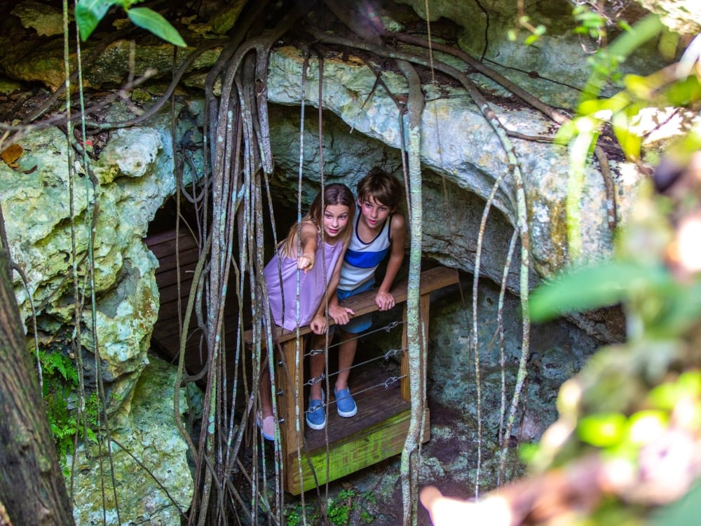 Children playing in Nassau Paradise Island park