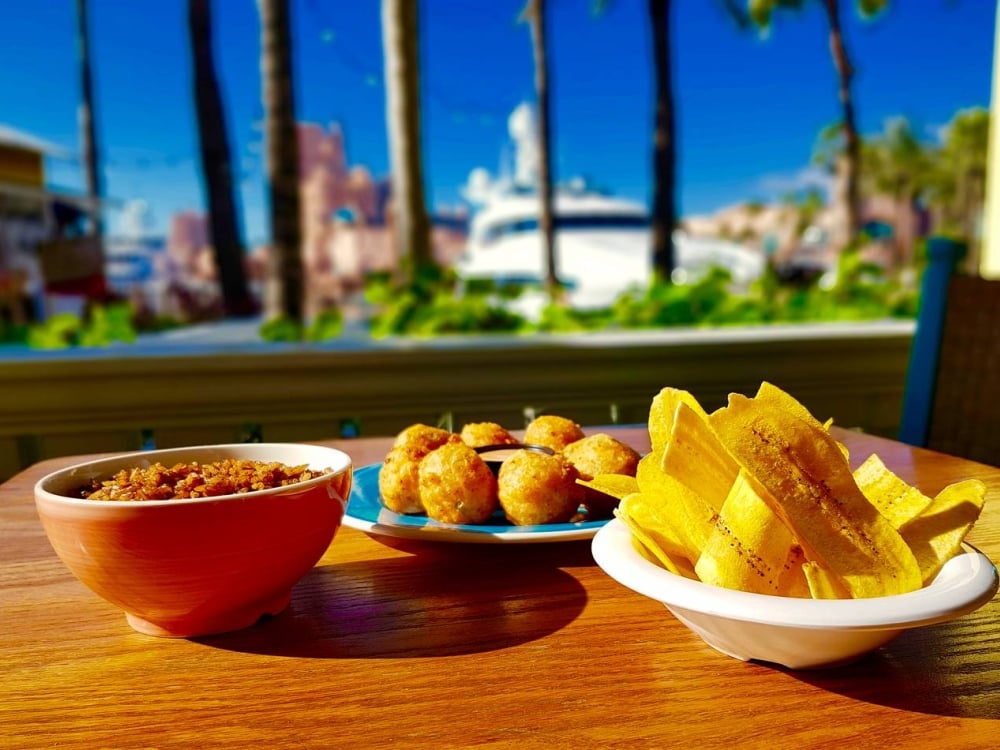 Dishes available from Bimini Road at Atlantis Paradise Island