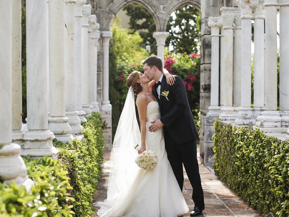 A couple getting married in Nassau Paradise Island