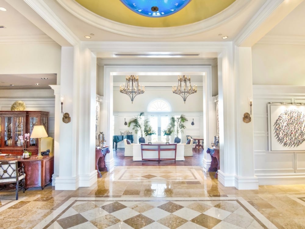 The lobby at Ocean Club, a Four Seasons Resort 