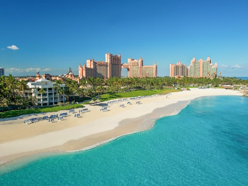 aerial view of atlantis