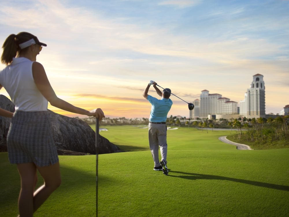 Couple on Golf Course