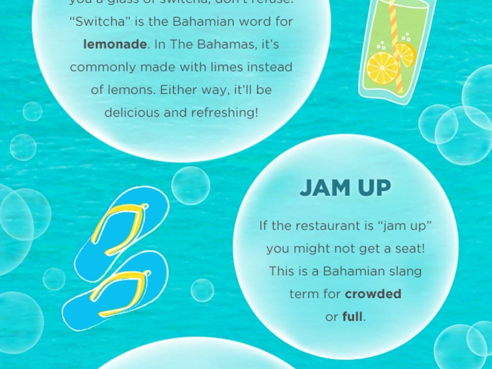 Infographic: common Bahamian words and phrases