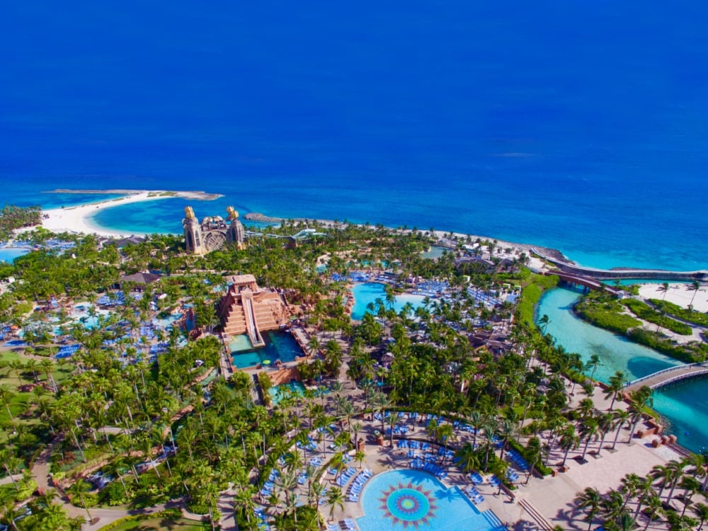 Atlantis Paradise Island aerial