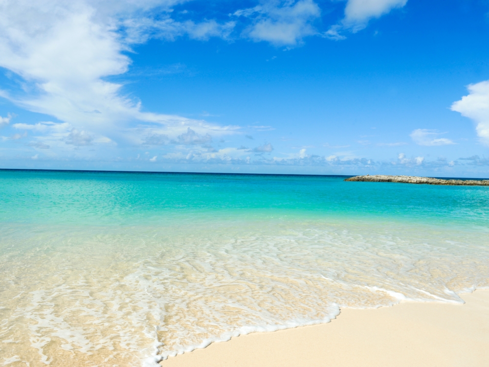 A beach in Nassau Paradise Island
