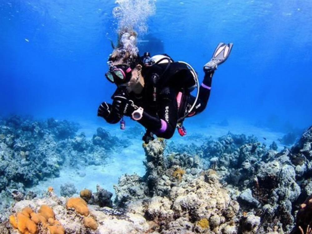 Scuba diving in The Bahamas