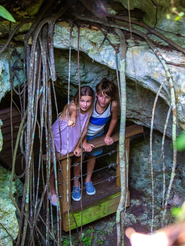 Children playing in Nassau Paradise Island park