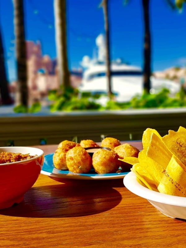 Dishes available from Bimini Road at Atlantis Paradise Island