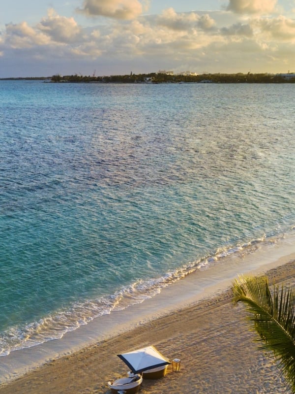 Beach view at Rosewood Baha Mar