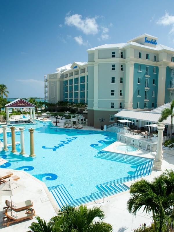 Sandals Royal Bahamian pool in Nassau Paradise Island