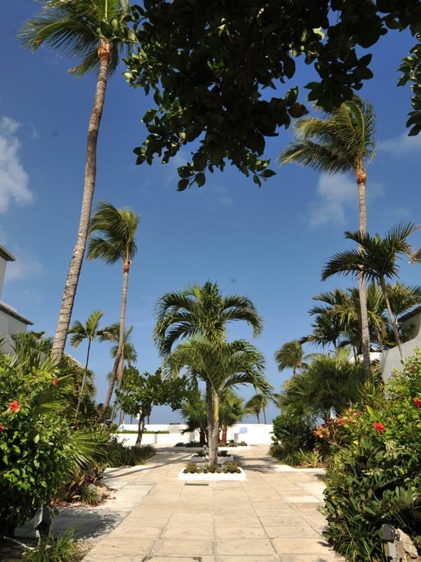 The exterior of Paradise Island Beach Club