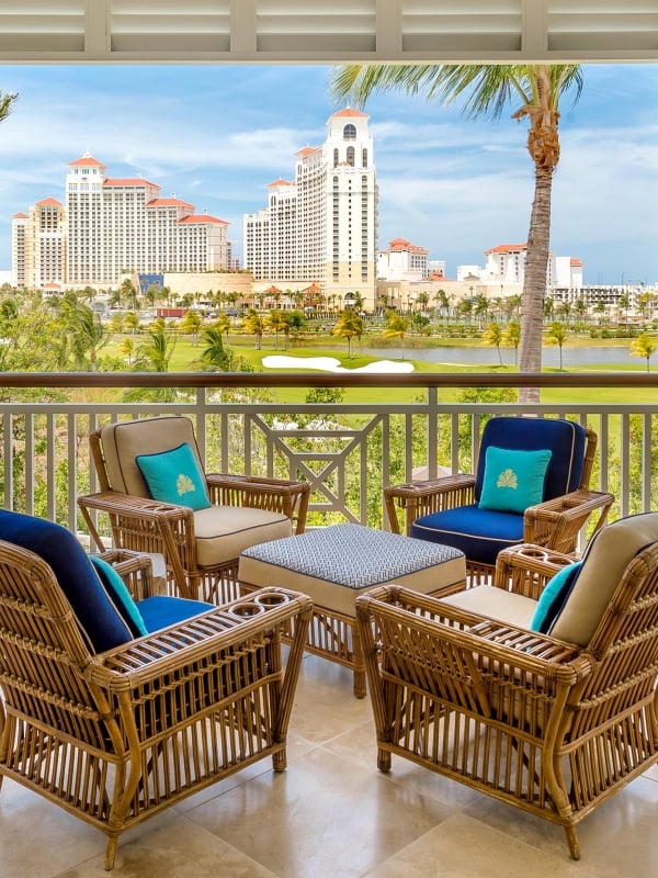 Chairs on a patio at Grand Hyatt Baha Mar