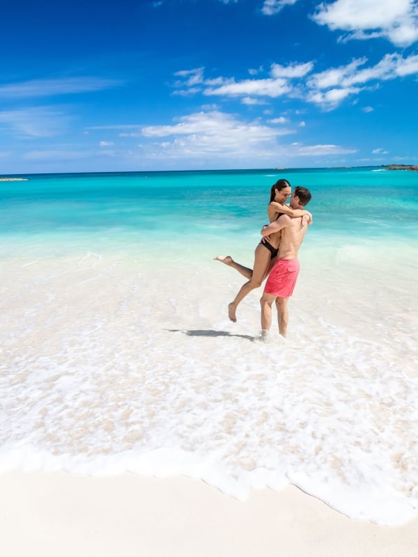 Couple on beach