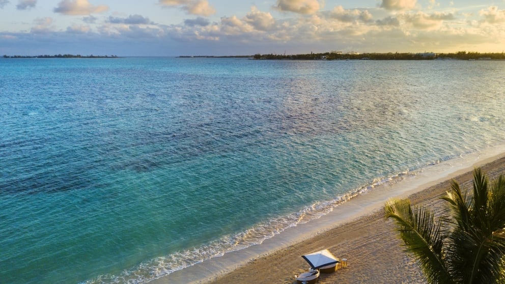 Beach view at Rosewood Baha Mar